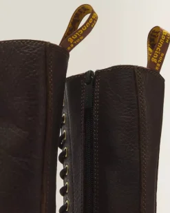 Dr. Martens naisten maiharit 1BB Bex Brown Leather High, tummanruskea