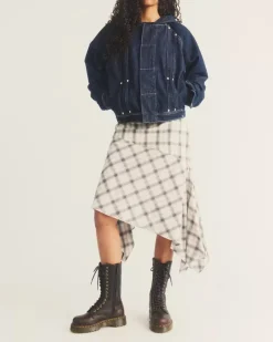 Dr. Martens naisten maiharit 1BB Bex Brown Leather High, tummanruskea