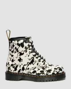 Dr. Martens naisten maiharit 1460 Bex 8 Eye Boot Cream+Black, mustavalkoinen