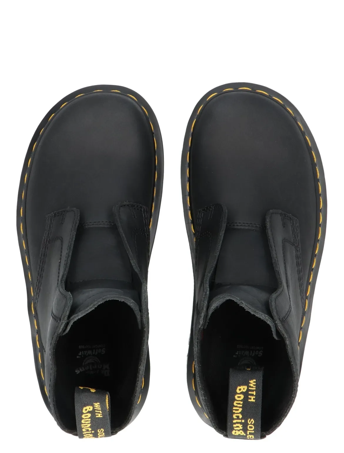 Dr. Martens naisten nilkkurit, ZebZag Lace Less Laceless Boot Musta