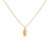 Edblad kaulakoru Drop Mini Necklace Gold, Gold pleated