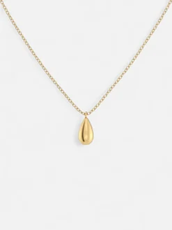 Edblad kaulakoru Drop Mini Necklace Gold, Gold pleated