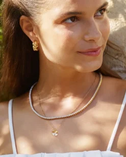 Edblad kaulakoru Lucky Necklace Gold, Gold pleated