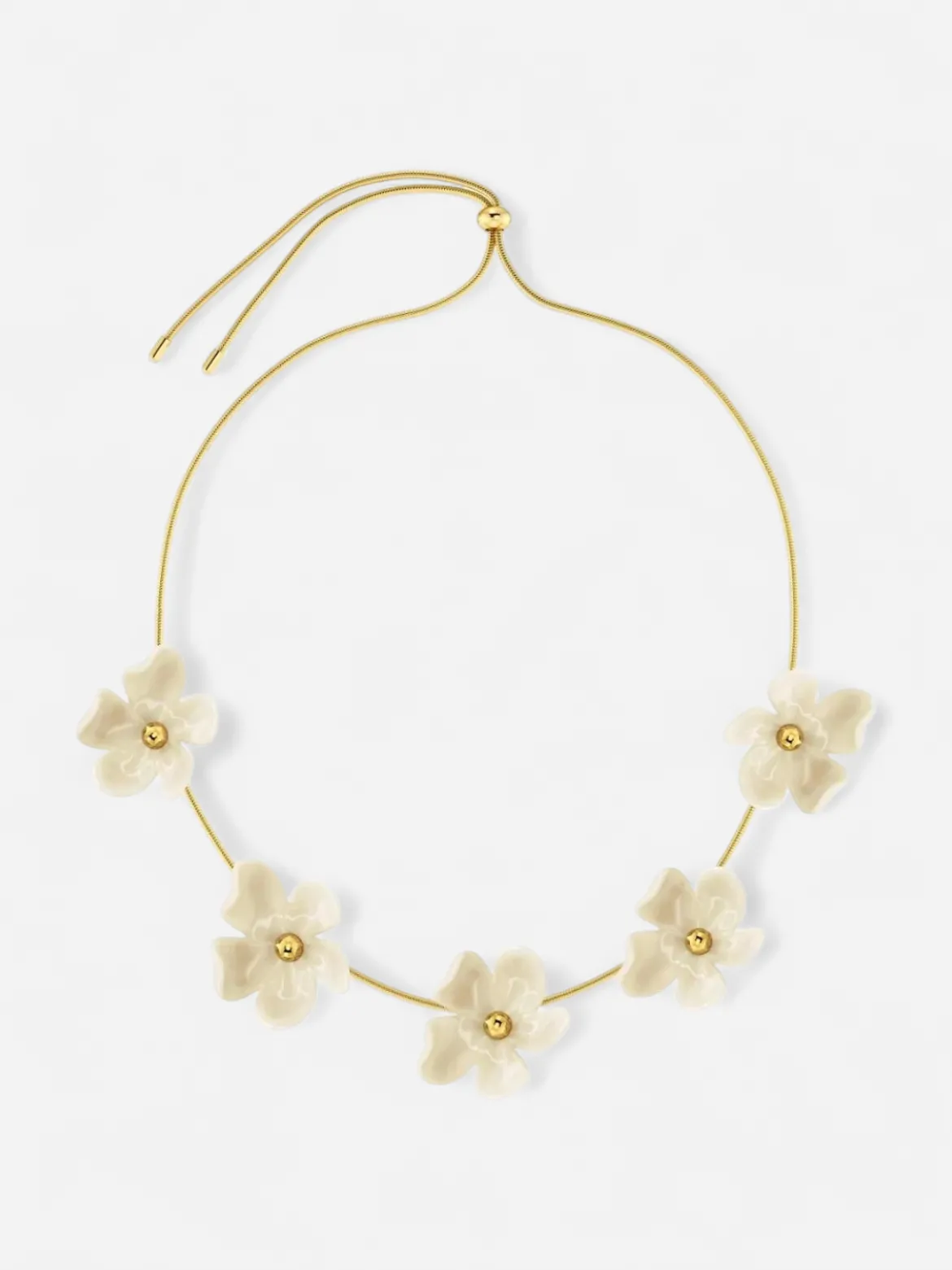 Edblad kaulakoru Wildflower Necklace, Gold pleated