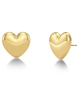 Edblad korvakorut Barley Heary Studs L Gold, kullankeltainen