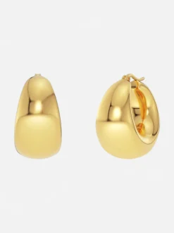 Edblad korvakorut Boyd Hoops Gold, Gold pleated