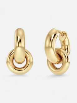 Edblad korvakorut Chunky Eternal Earrings Gold, kullankeltainen