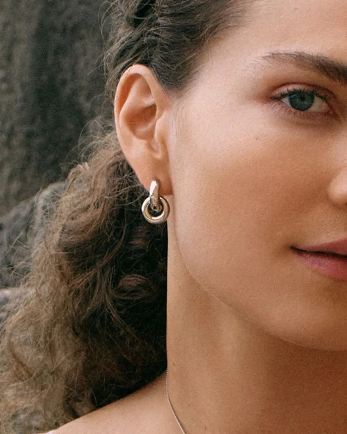 Edblad korvakorut Chunky Eternal Earrings Steel, Stainless steel