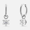 Edblad korvakorut Crown Hoops Steel, Stainless steel