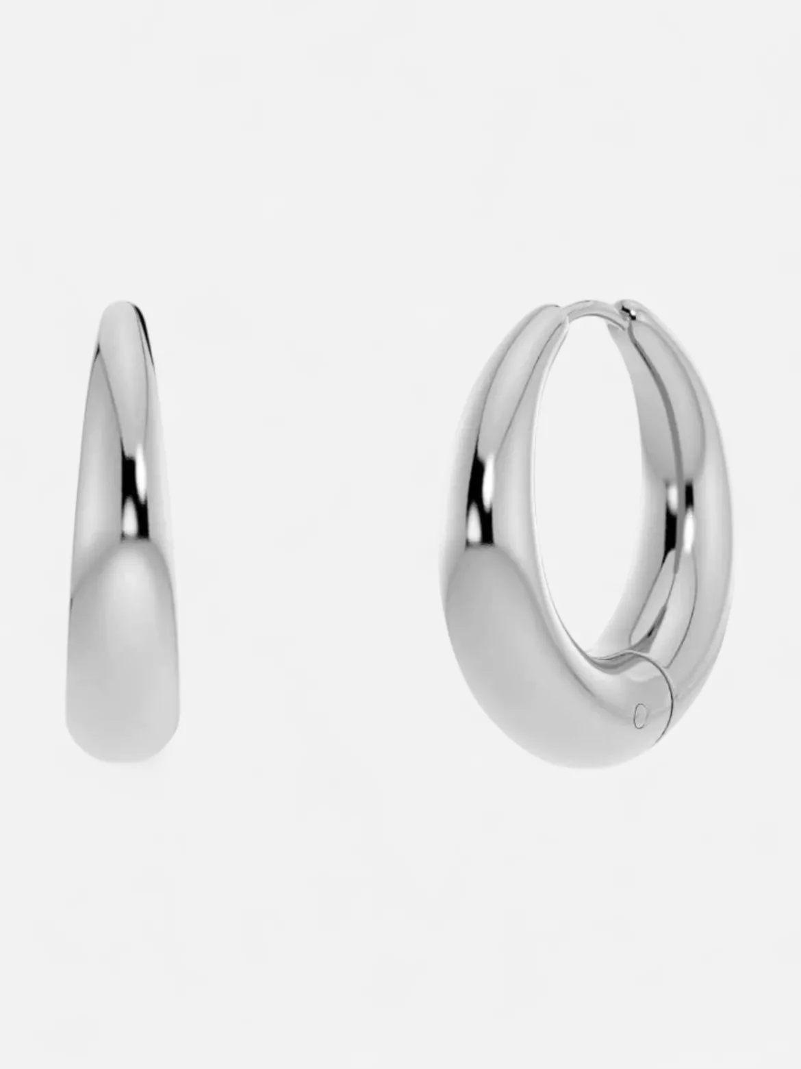 Edblad korvakorut Furo Hoops L Steel, Stainless steel