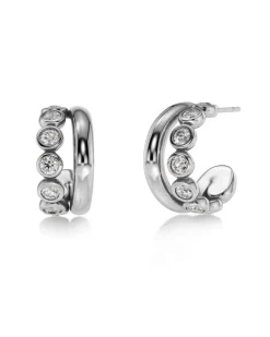 Edblad korvakorut Grace Hoops L Steel, Stainless steel