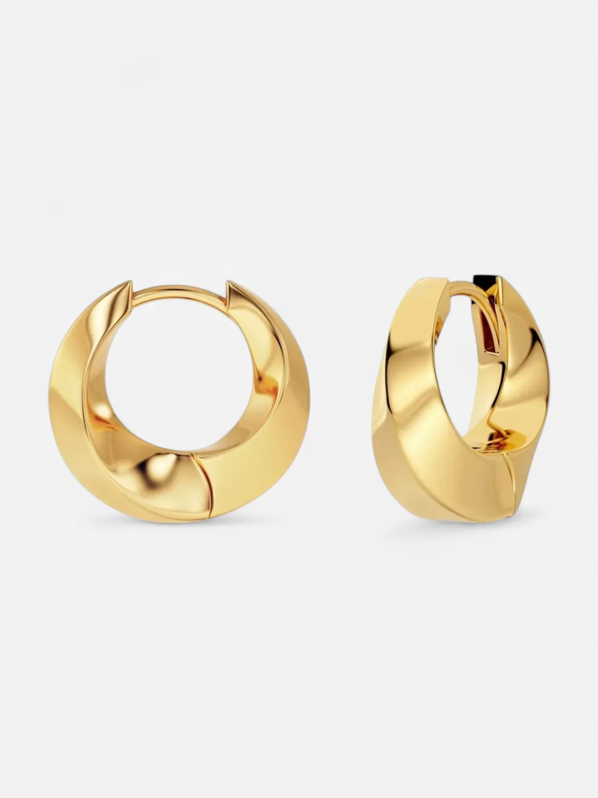 Edblad korvakorut Helix Hoops L, Kullankeltainen