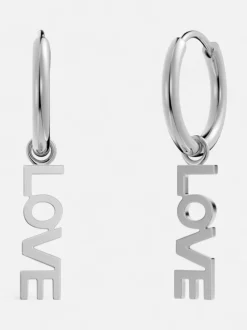 Edblad korvakorut Love Hoops Steel, Stainless steel