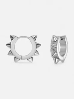 Edblad korvakorut Peak Hoops Icon M Steel, Stainless steel