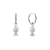 Edblad korvakorut Perla Hoops Steel, Stainless steel