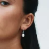 Edblad korvakorut Swivel Earrings Pearl S, Stainless steel