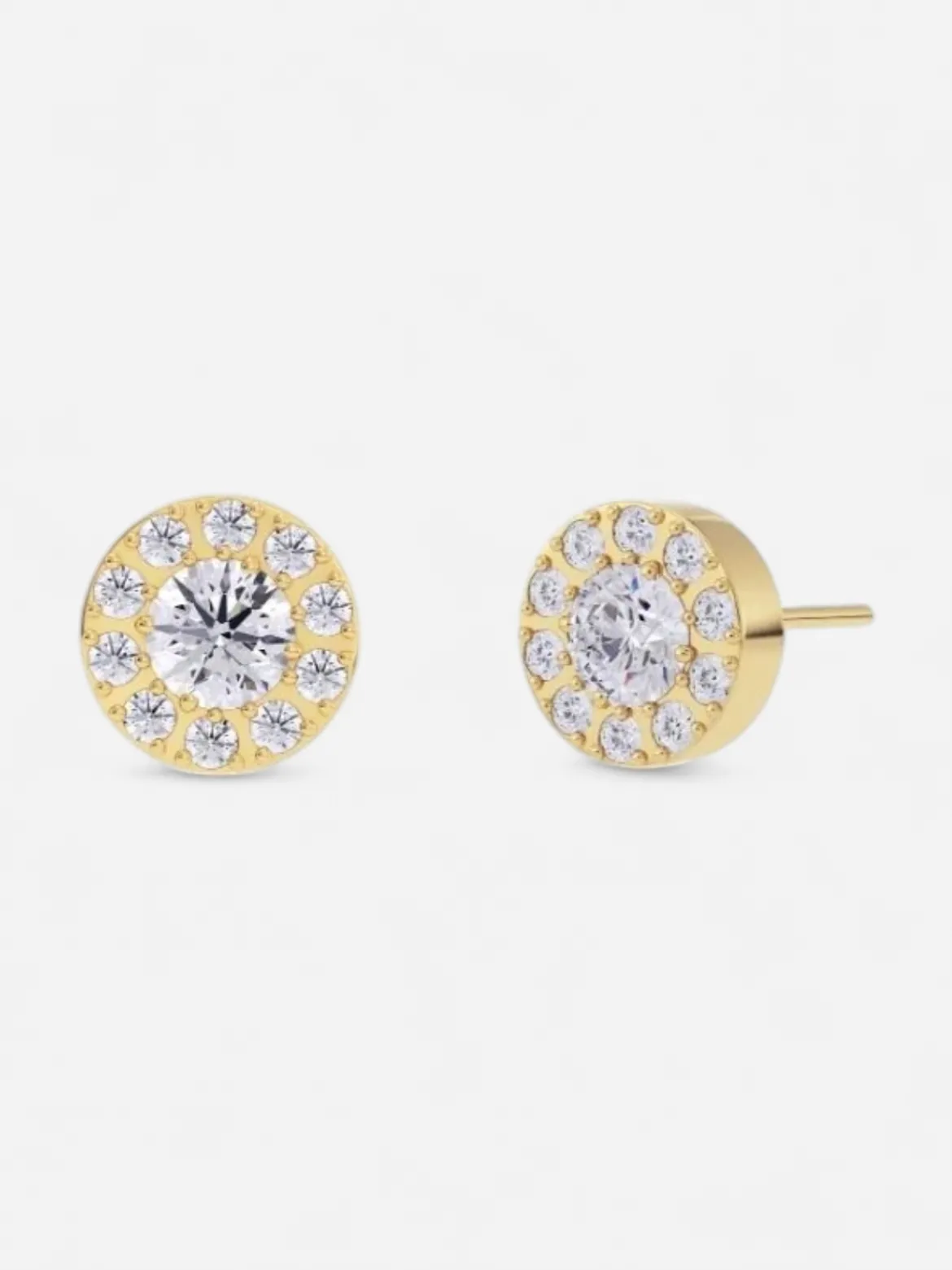 Edblad korvakorut Thassos Studs Mini Gold, Gold pleated