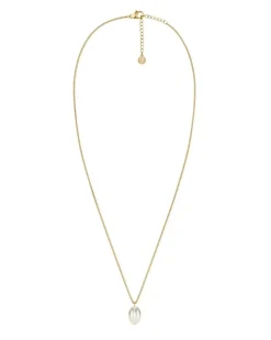 Edblad naisten kaulakoru Perla Necklace L, Gold pleated
