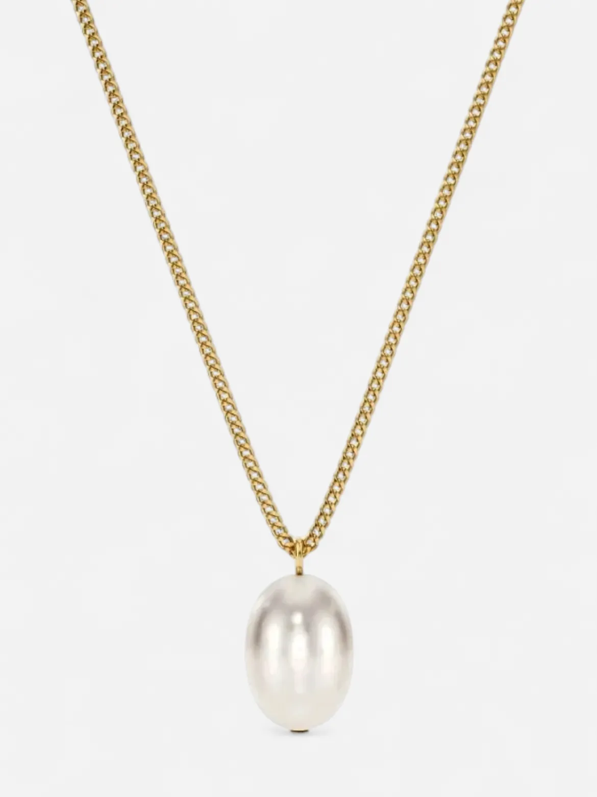 Edblad naisten kaulakoru Perla Necklace L, Gold pleated