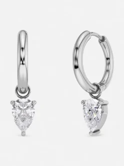 Edblad naisten korvakorut Arrow Hoops, Silver
