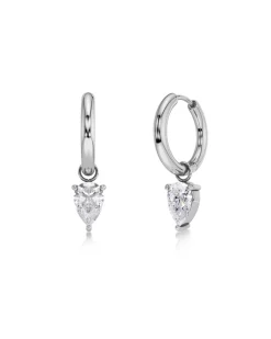 Edblad naisten korvakorut Arrow Hoops, Silver
