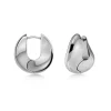 Edblad Naisten Korvakorut Azura Hoops L Steel, Stainless steel