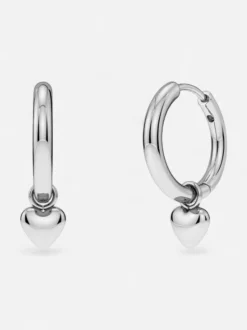 Edblad naisten korvakorut Barley Hoops, Silver