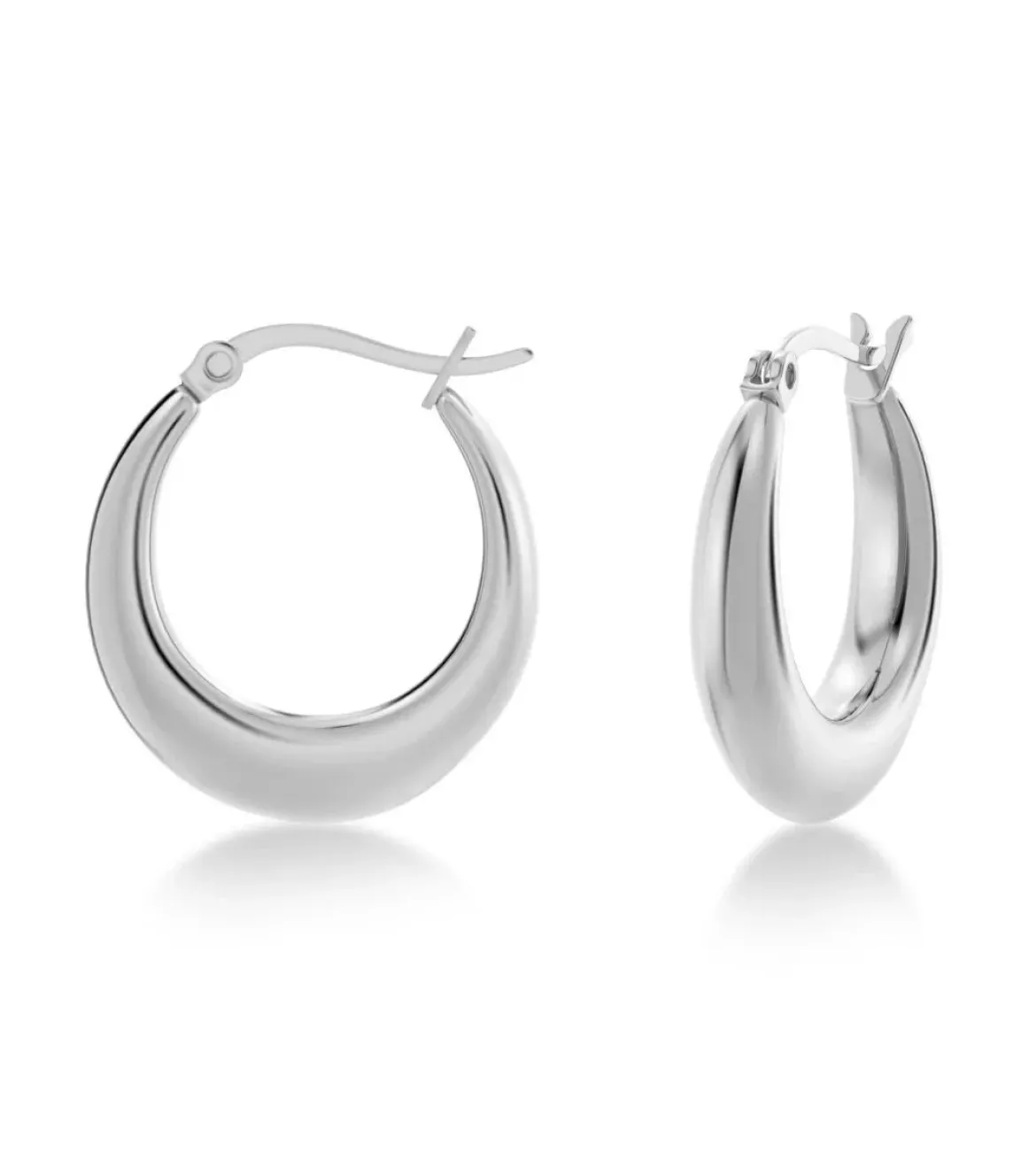Edblad naisten korvakorut Flow Hoops S Steel, Stainless steel