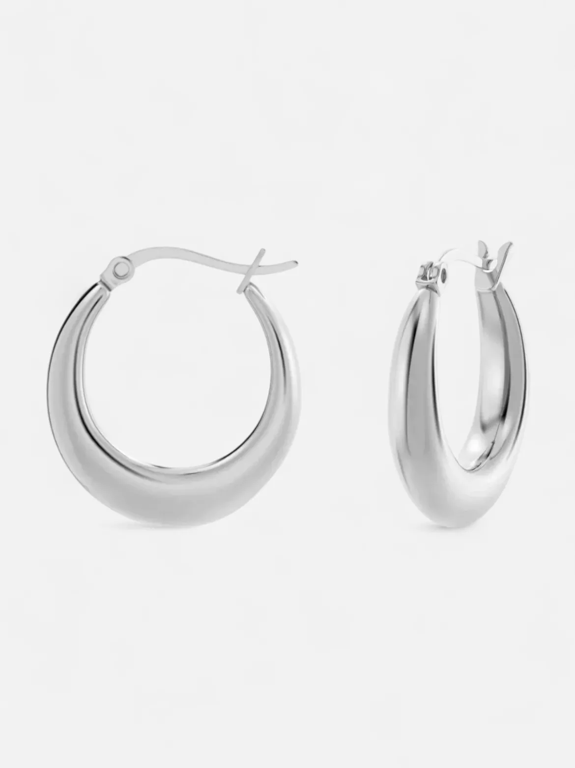 Edblad naisten korvakorut Flow Hoops S Steel, Stainless steel