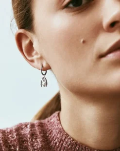Edblad naisten korvakorut Moonrave Hoops L, Silver