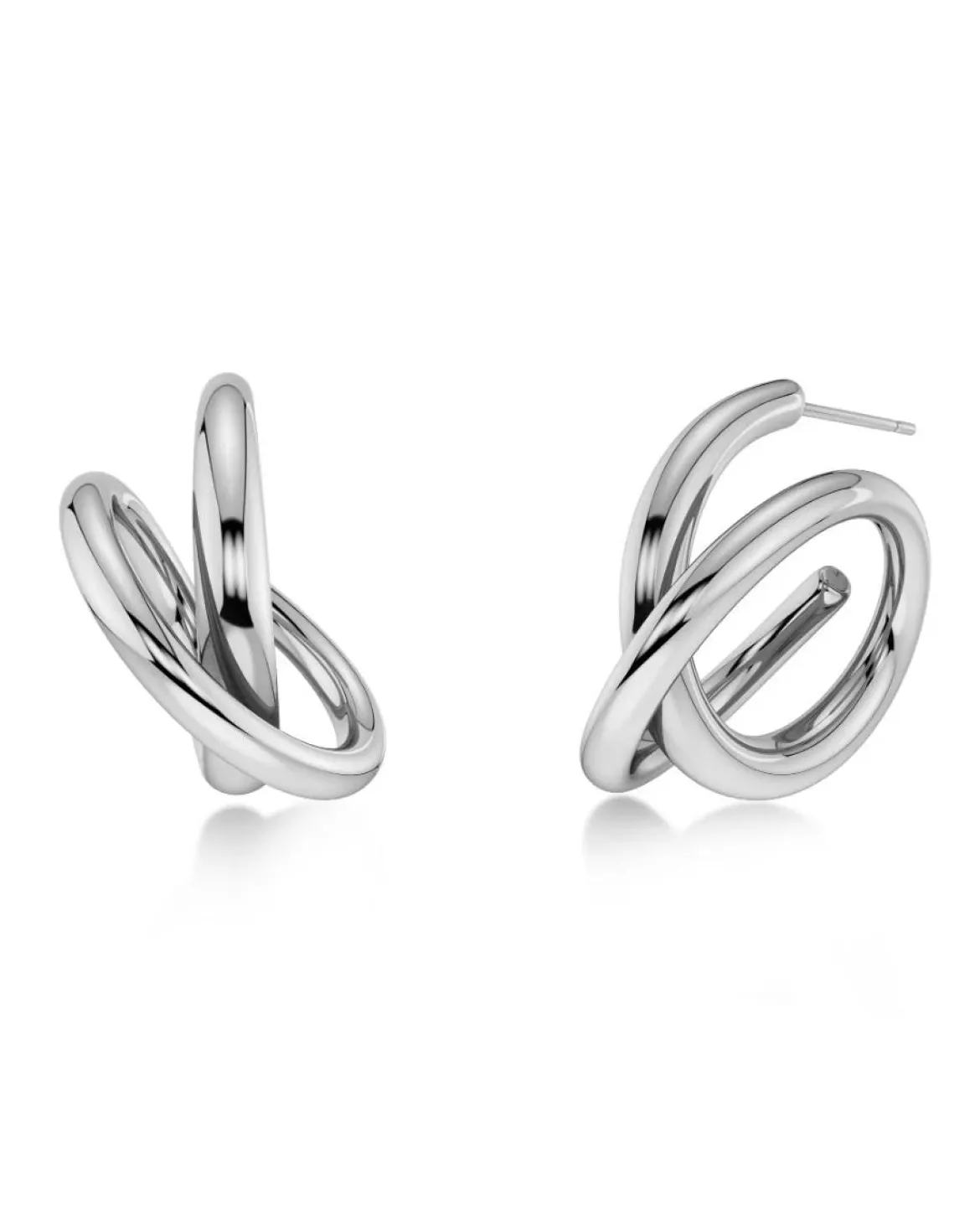 Edblad naisten korvakorut Nouveau Hoops, Silver