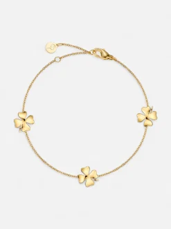 Edblad naisten rannekoru Lucky Bracelet Mini Gold, Gold pleated