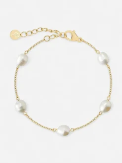 Edblad naisten rannekoru Perla Bracelet Multi, Gold pleated