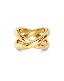 Edblad naisten sormus Alexa Ring L, Gold pleated