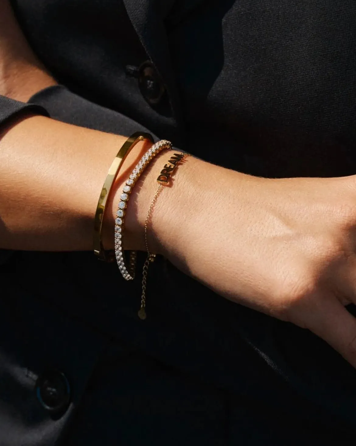 Edblad rannekoru, FAVE BANGLE GOLD Kullankeltainen