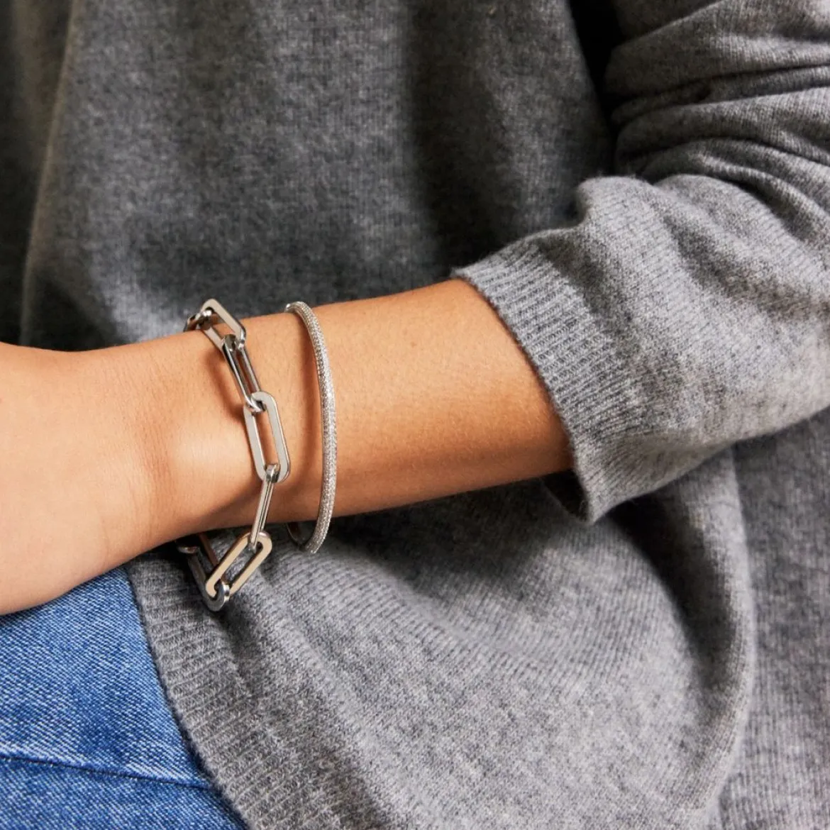 Edblad rannekoru Ivy Maxi Bracelet Steel, Stainless steel