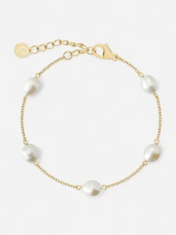 Edblad rannekoru, PERLA BRACELET MULTI STEEL Kullankeltainen
