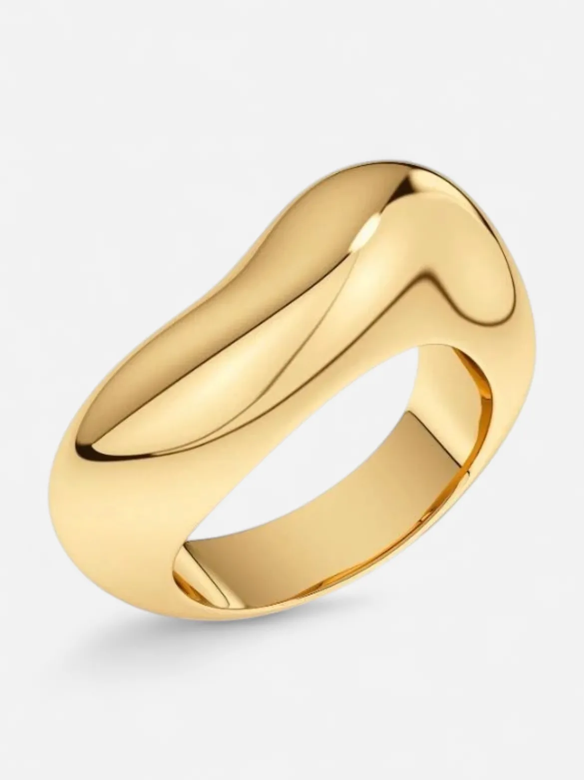 Edblad sormus Azura Ring, Gold pleated