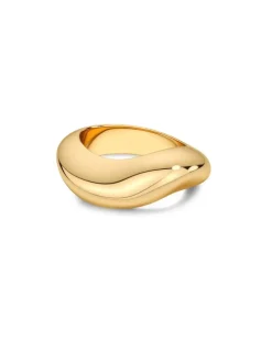 Edblad sormus Azura Ring, Gold pleated