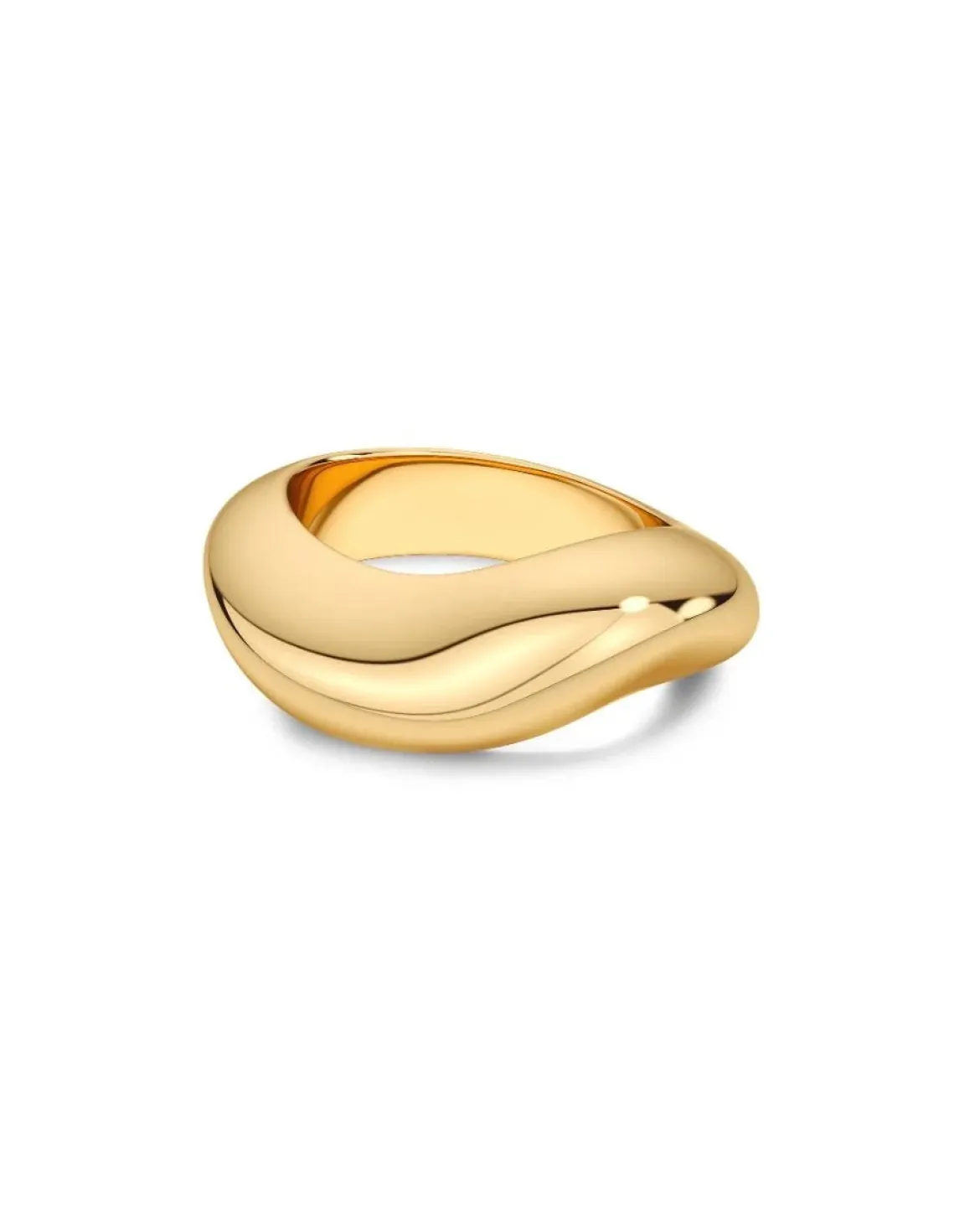 Edblad sormus Azura Ring, Gold pleated