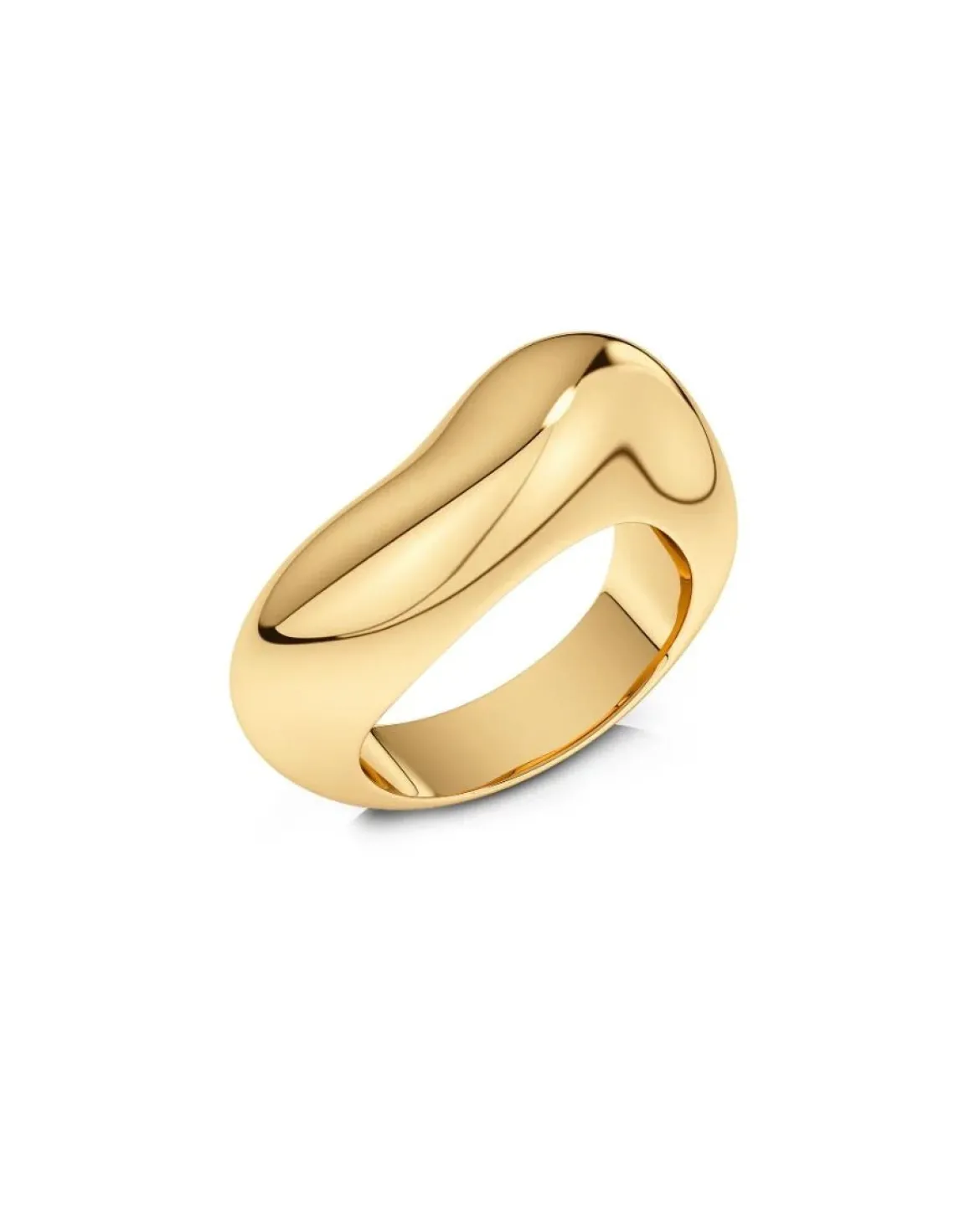 Edblad sormus Azura Ring, Gold pleated