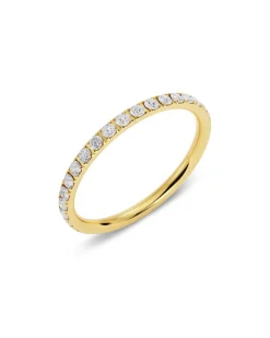 Edblad sormus Glow Ring Mini Gold, Gold pleated