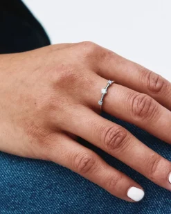 Edblad sormus Teeny Ring Steel, Stainless steel