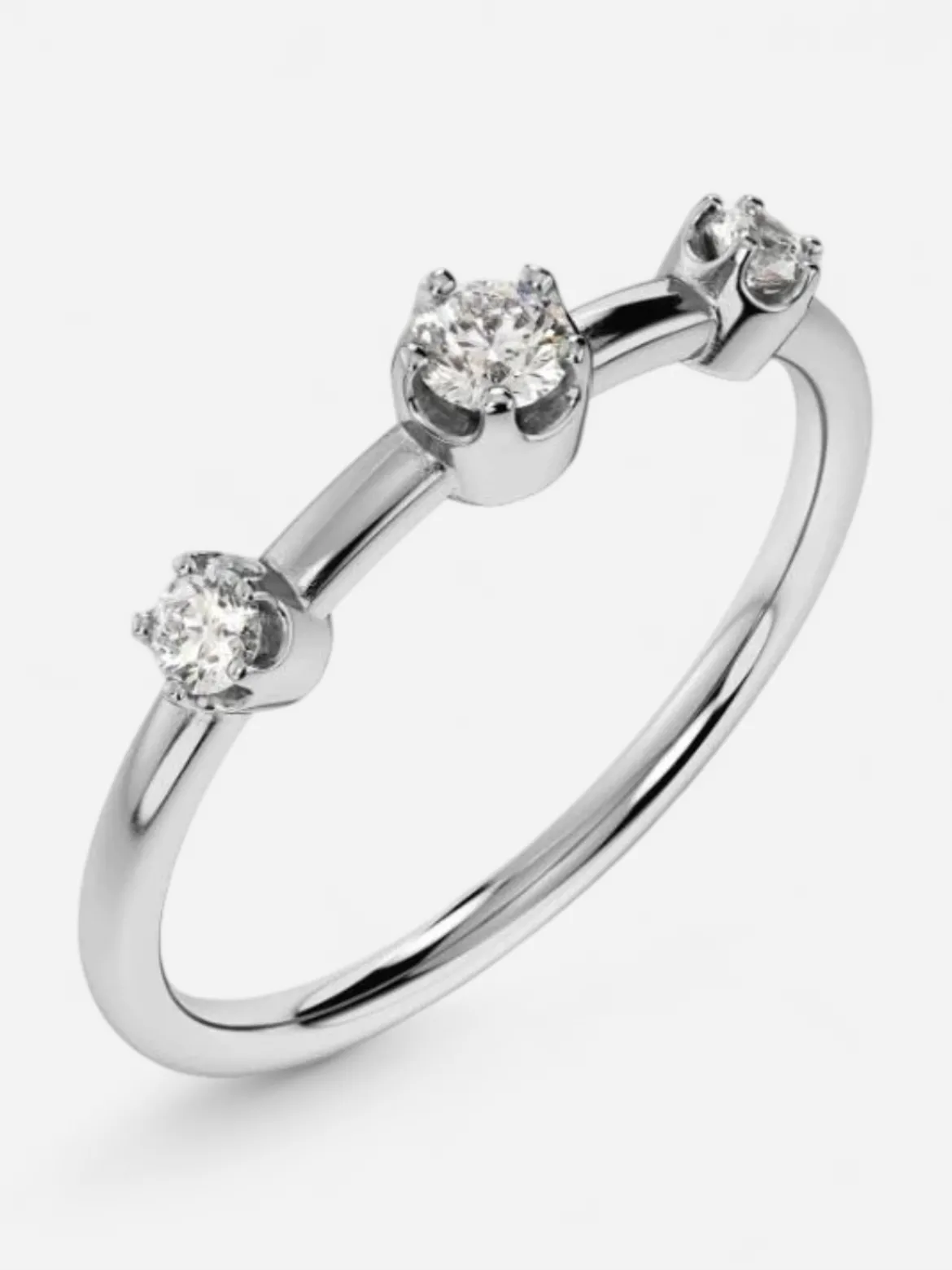 Edblad sormus Teeny Ring Steel, Stainless steel
