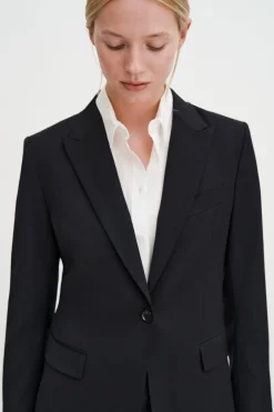 Filippa K naisten bleiseri Sasha Cool Wool Blazer, musta