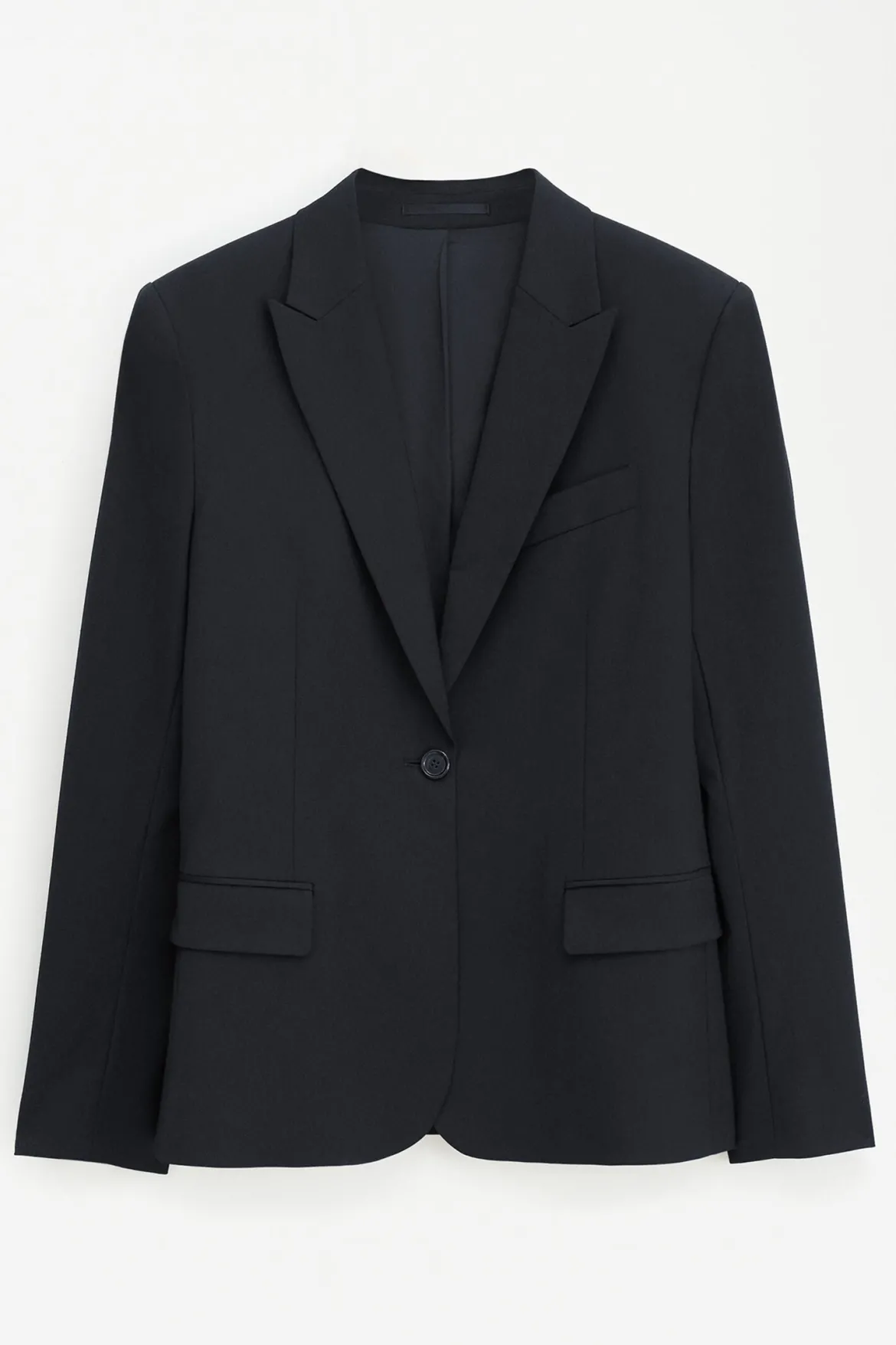 Filippa K naisten bleiseri Sasha Cool Wool Blazer, musta