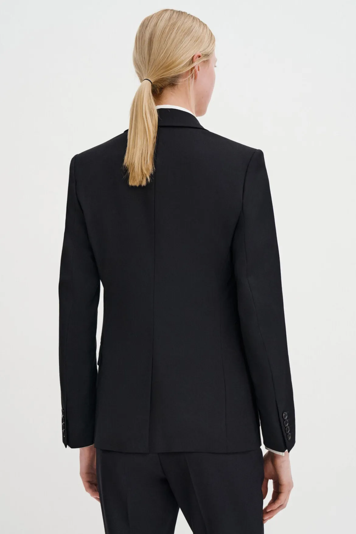 Filippa K naisten bleiseri Sasha Cool Wool Blazer, musta