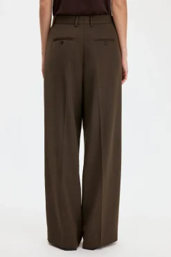 Filippa K naisten housut Darcey Wool Trousers, vaalea beige