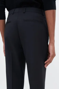 Filippa K naisten housut Emma Cropped Cool Wool Trouser, musta