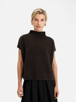 Filippa K naisten neulepusero Ximena Sweater, tummanruskea